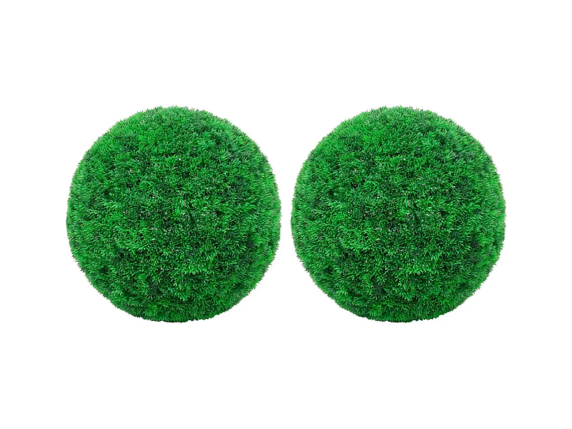 Boules de buis artificielles 2 pcs 35 cm