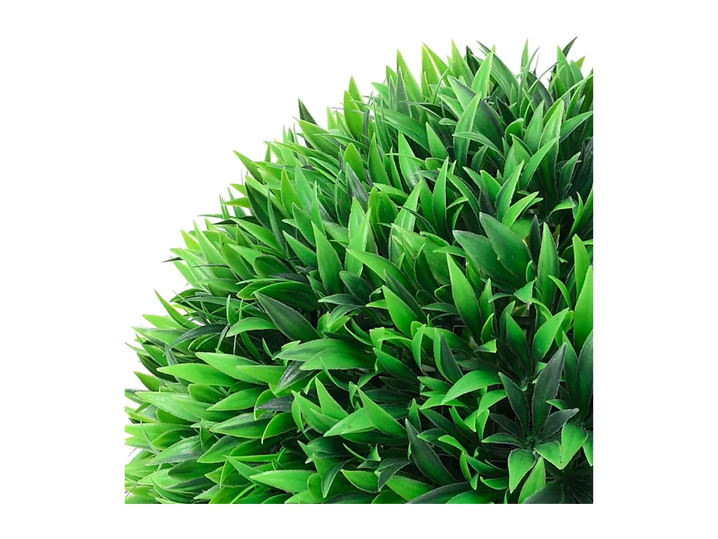 Kunstmatige buxusbollen 2 stuks 38 cm