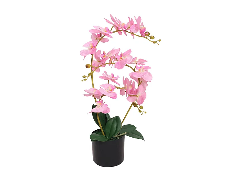 Kunstplant met pot Orchidee 65 cm Roze