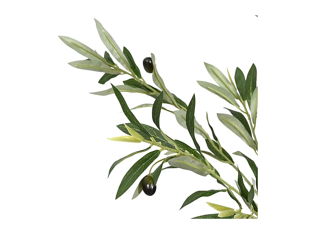 Kunst olijfboom 1000 bladeren 300 cm groen