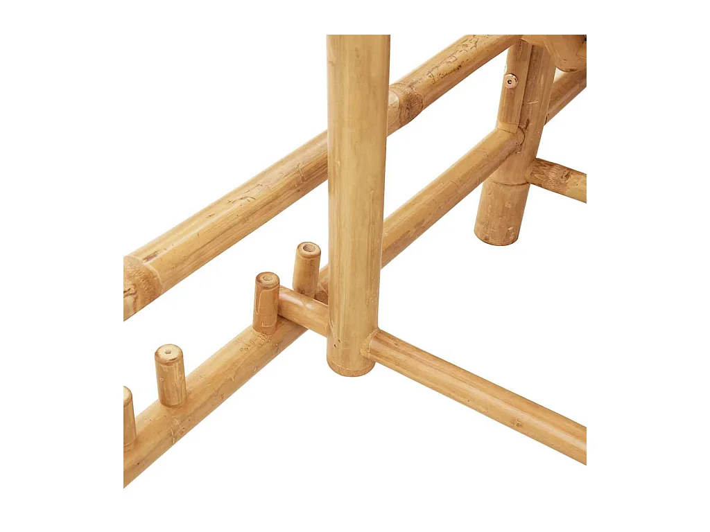 Chaise longue in bambù 55x199x30 cm