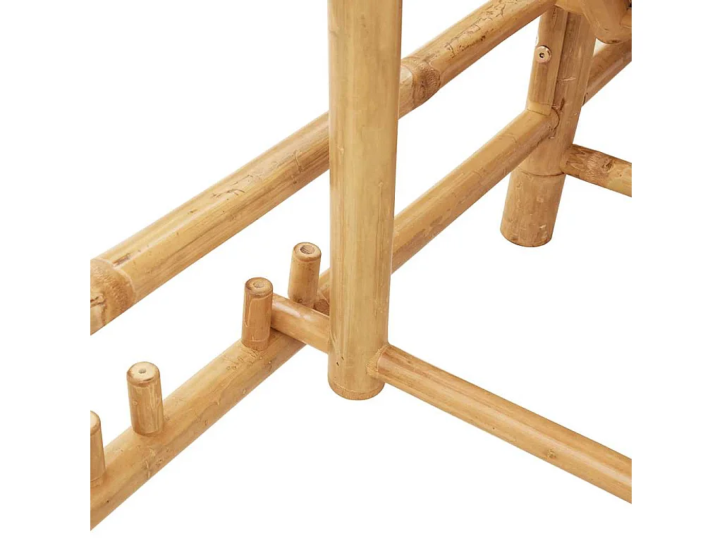 Chaise longue 55x199x30 cm bambou