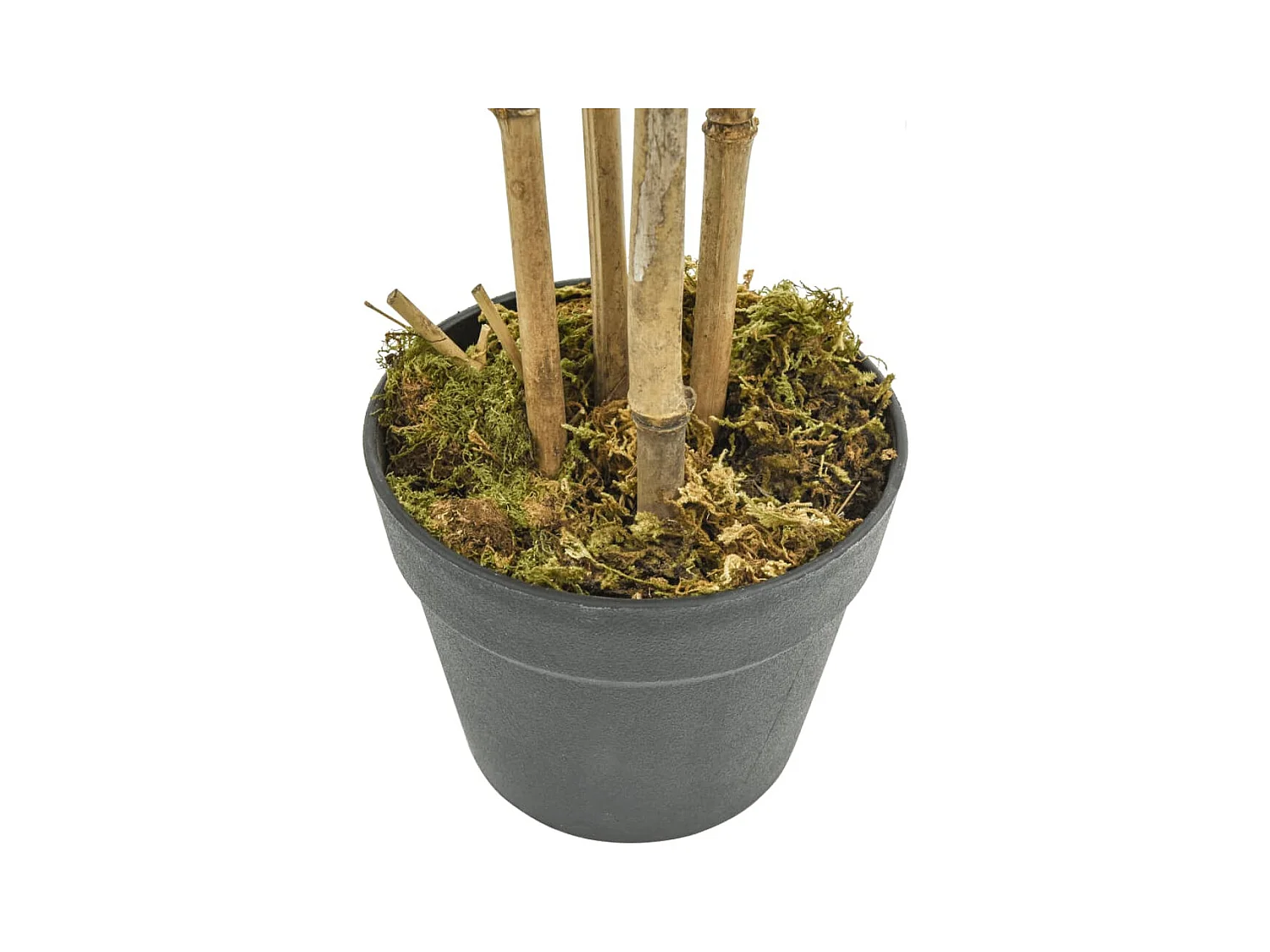 Bambù artificiale 552 foglie 120 cm verde