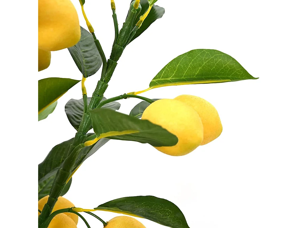 Kunstmatige citroenboom 136 bladeren 120 cm groen