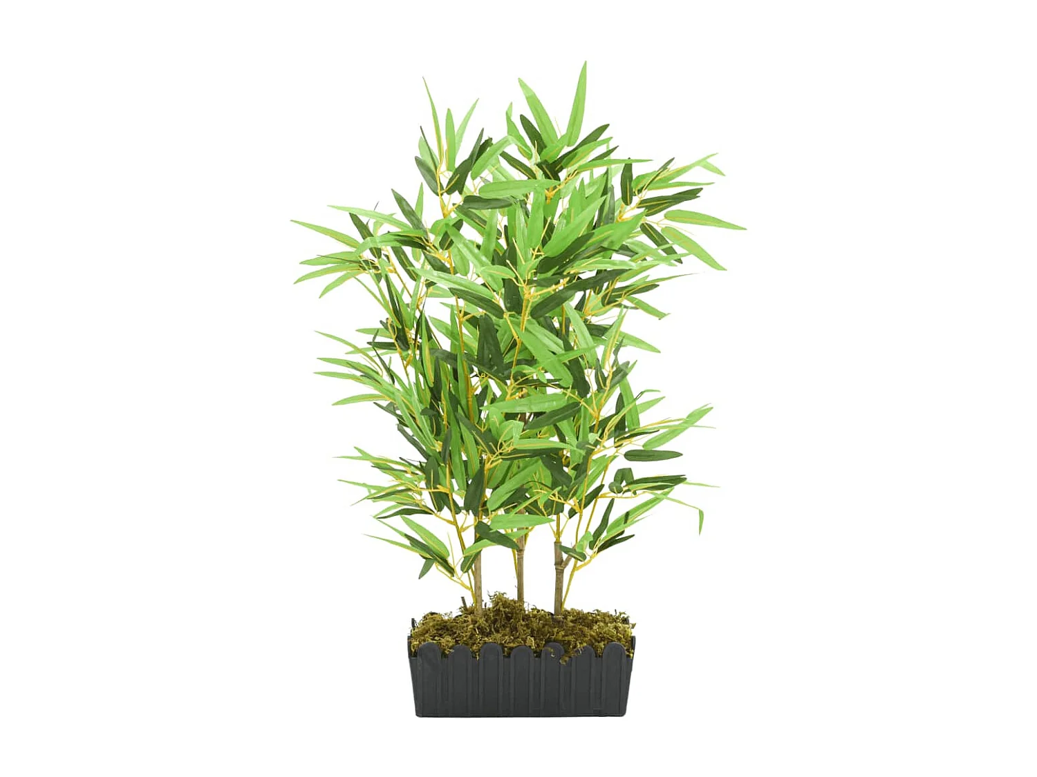 Bambou artificiel 500 feuilles 80 cm vert