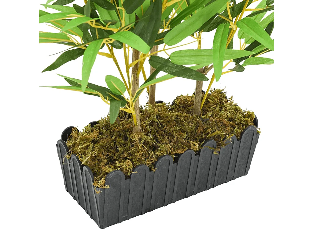 Bambou artificiel 500 feuilles 80 cm vert