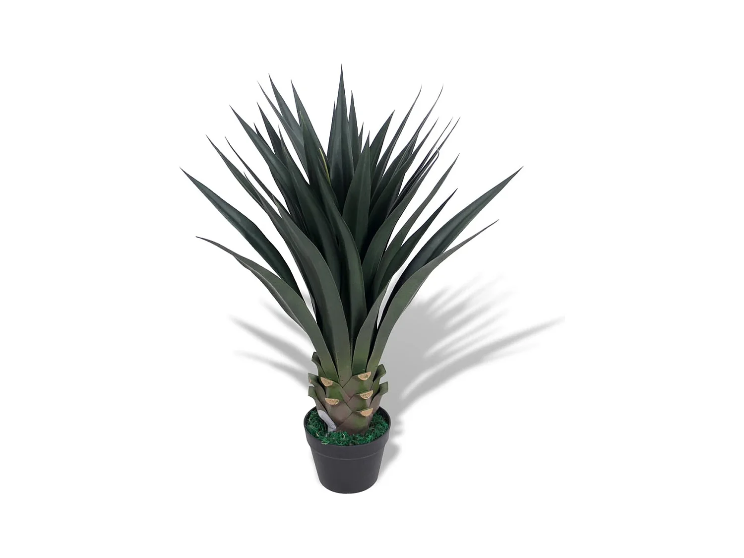 Pianta artificiale con vaso Yucca 85 cm Verde