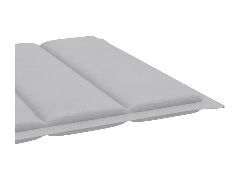 Loungestoel met tafel en kussen Massief teakhout