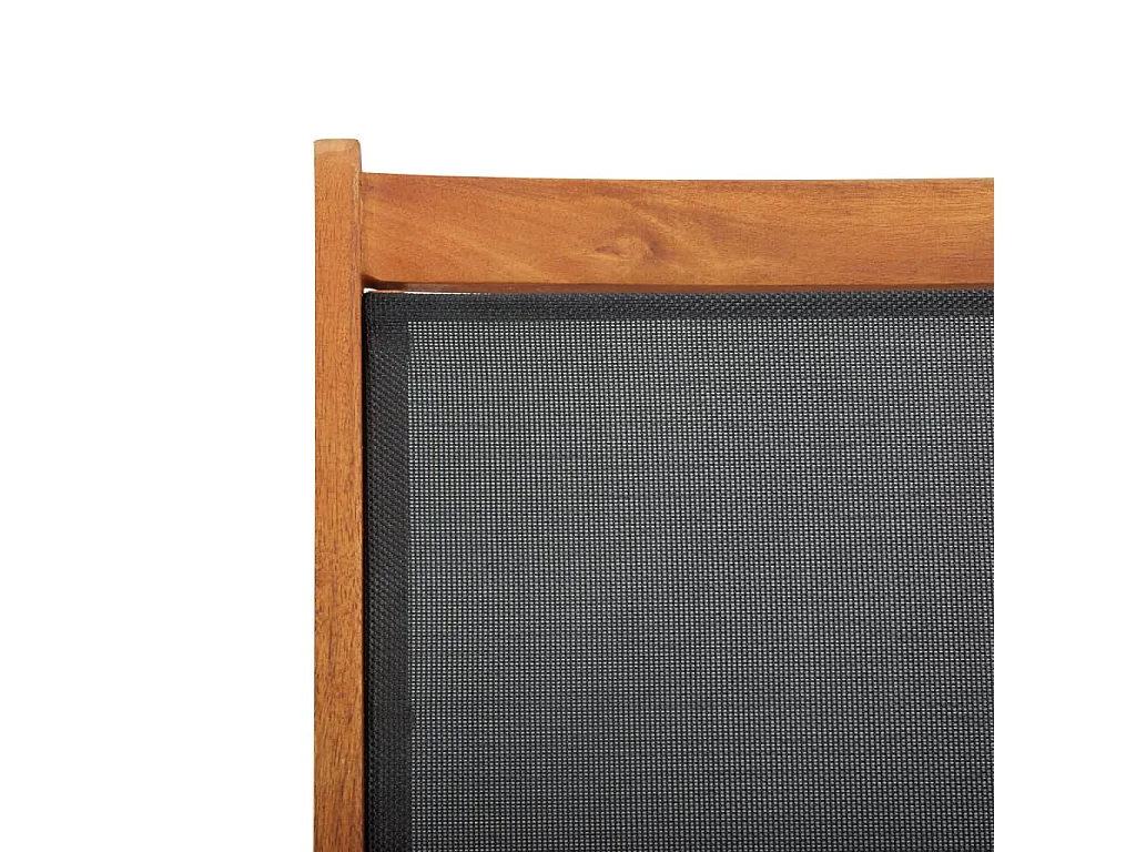 Loungesessel für den Außenbereich Massives Akazienholz und Textilene