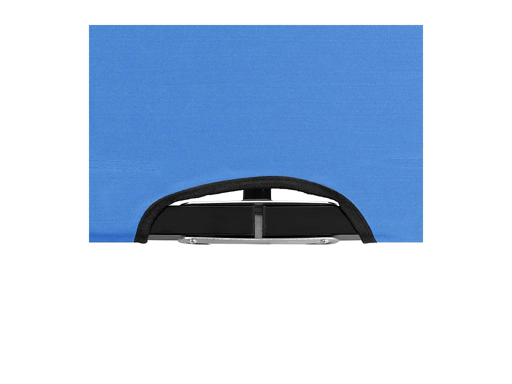 2-zits opvouwbare loungestoel Steel Blue