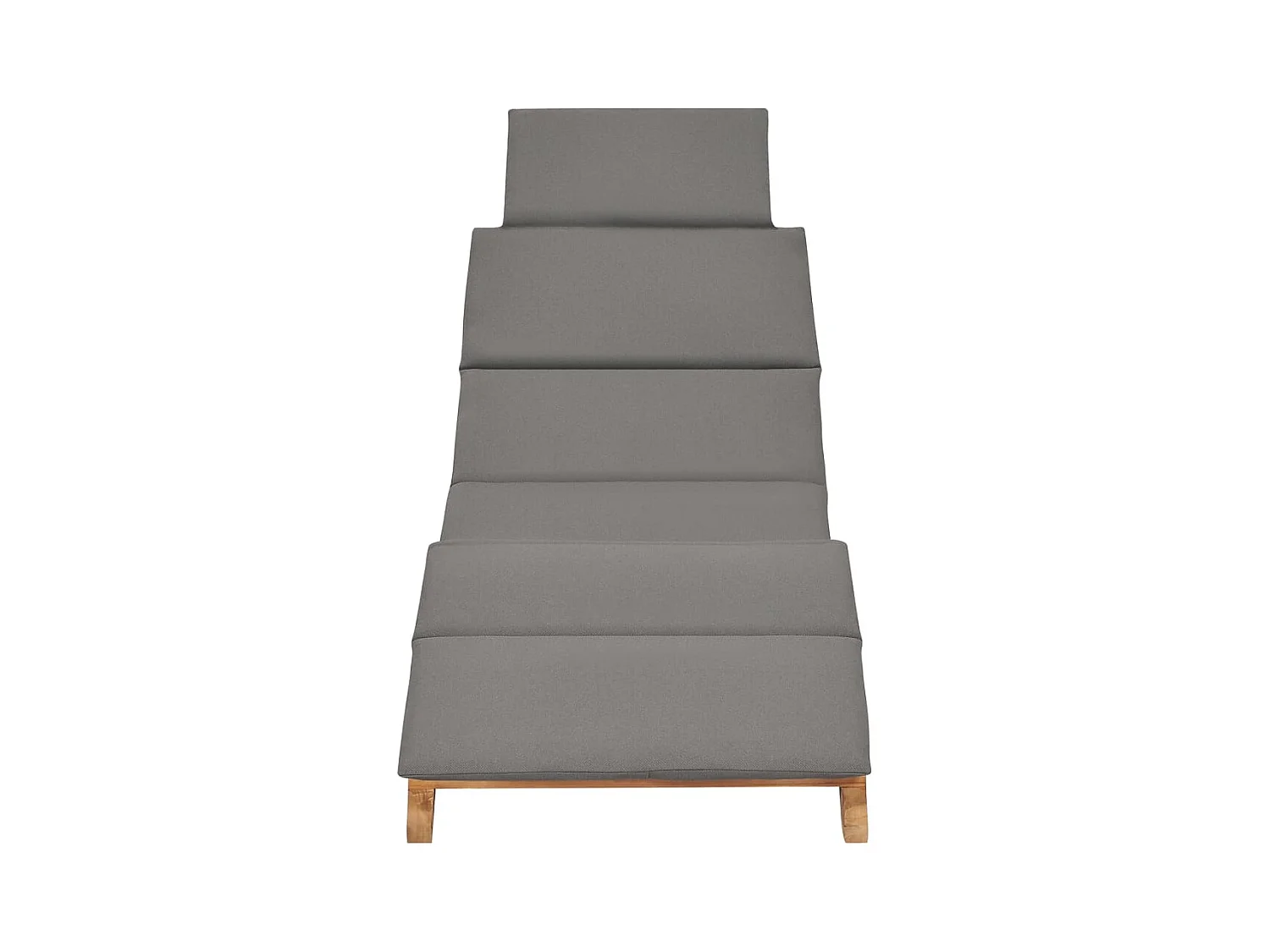 Set van 2 loungestoelen met kussens, massief teakhout