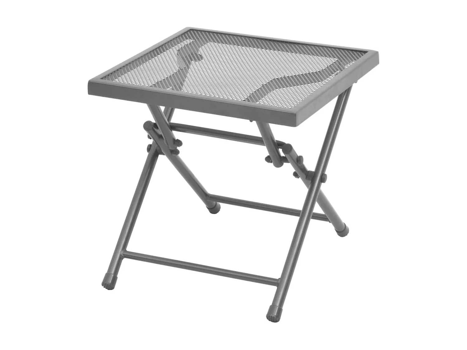 Conjunto de 2 tumbonas con mesa, acero antracita