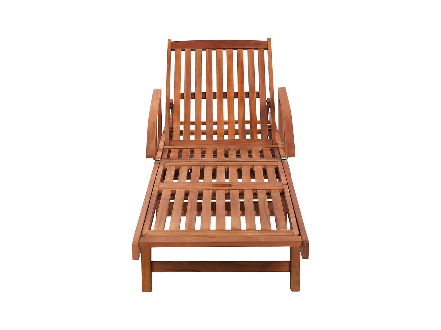 Set van 2 loungestoelen met tafel Massief acaciahout