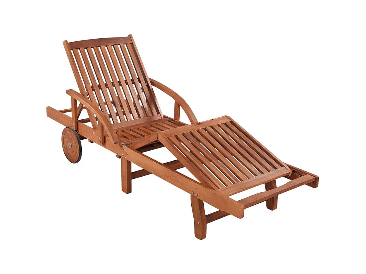 Set van 2 loungestoelen met tafel Massief acaciahout