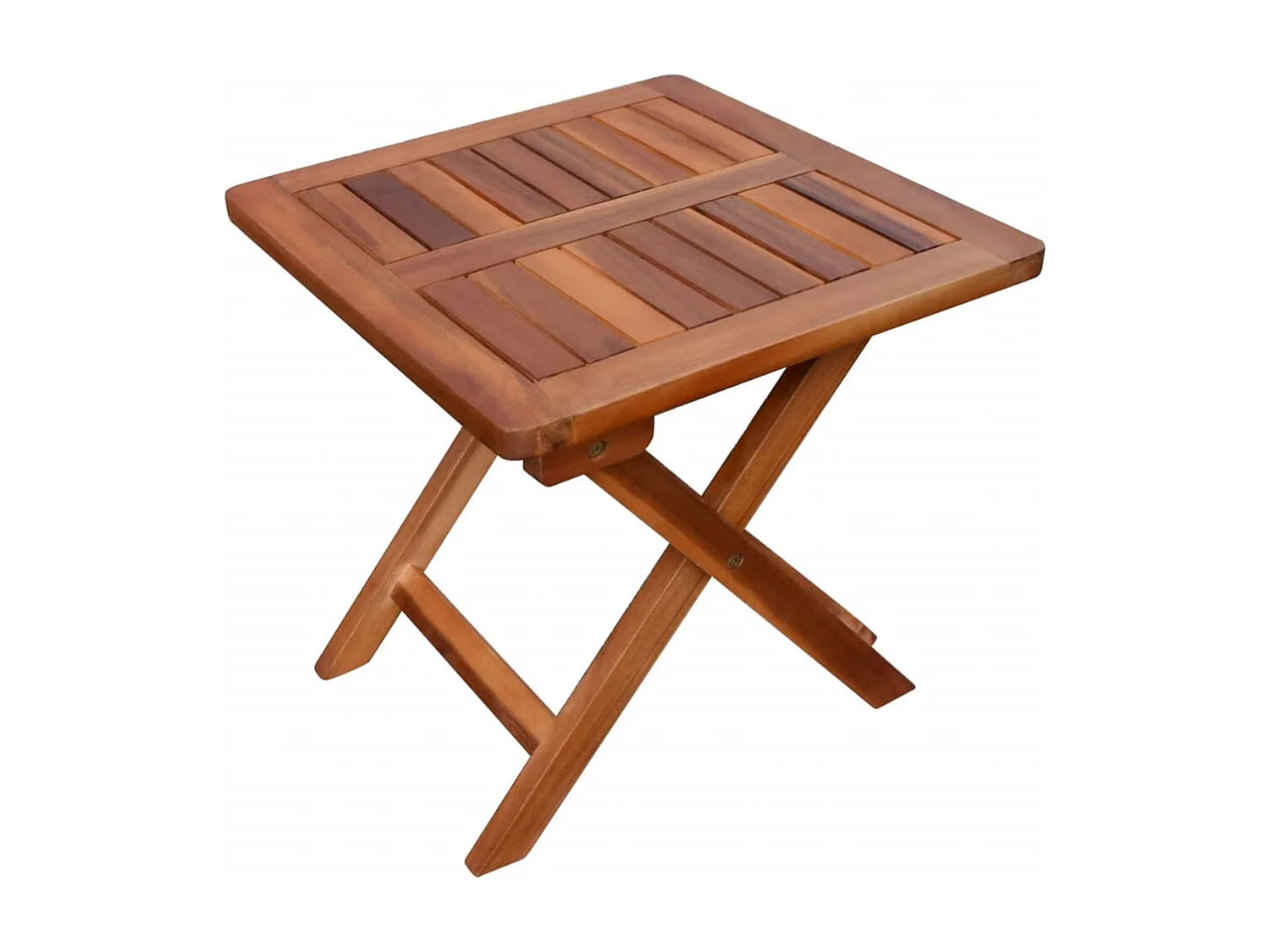 Set van 2 loungestoelen met tafel Massief acaciahout