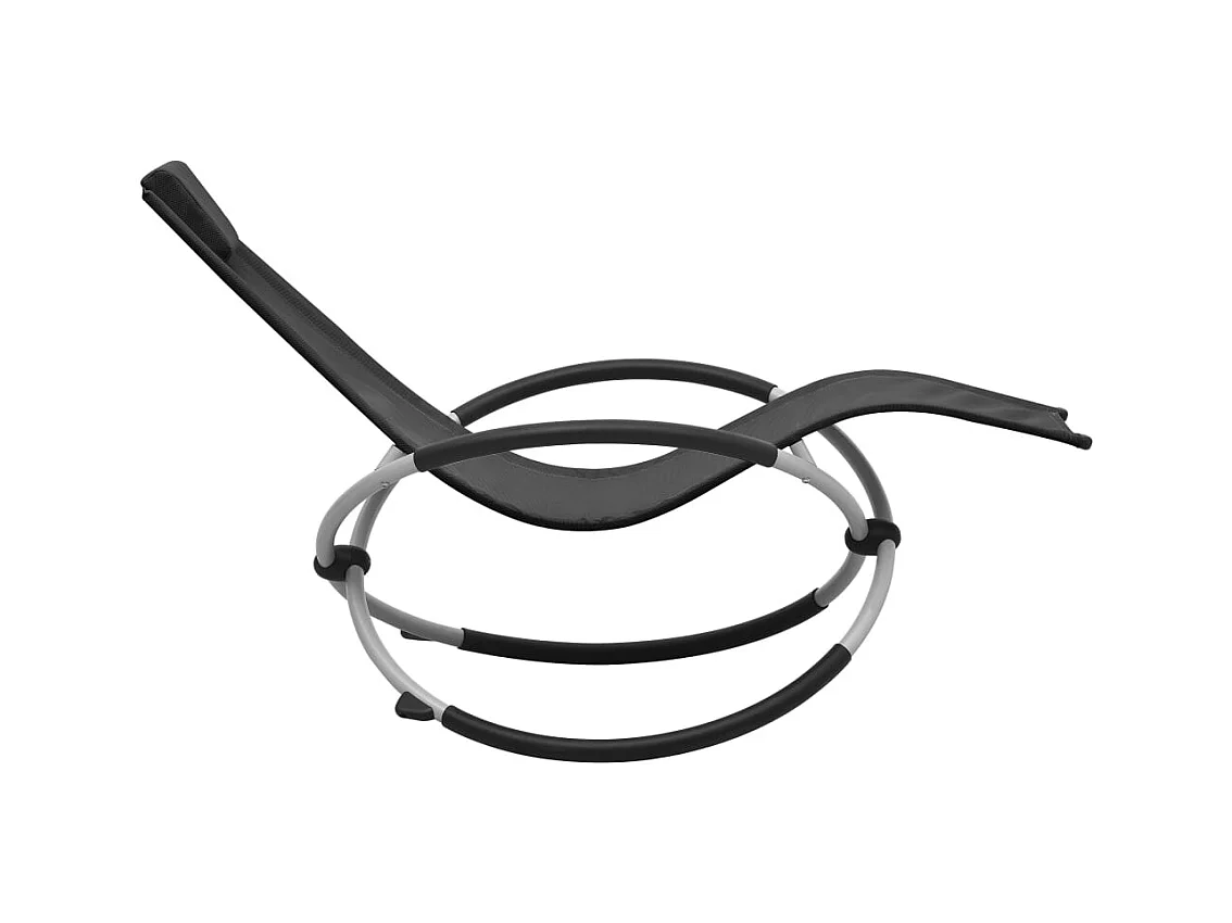 Poltrona per bambini in acciaio nero