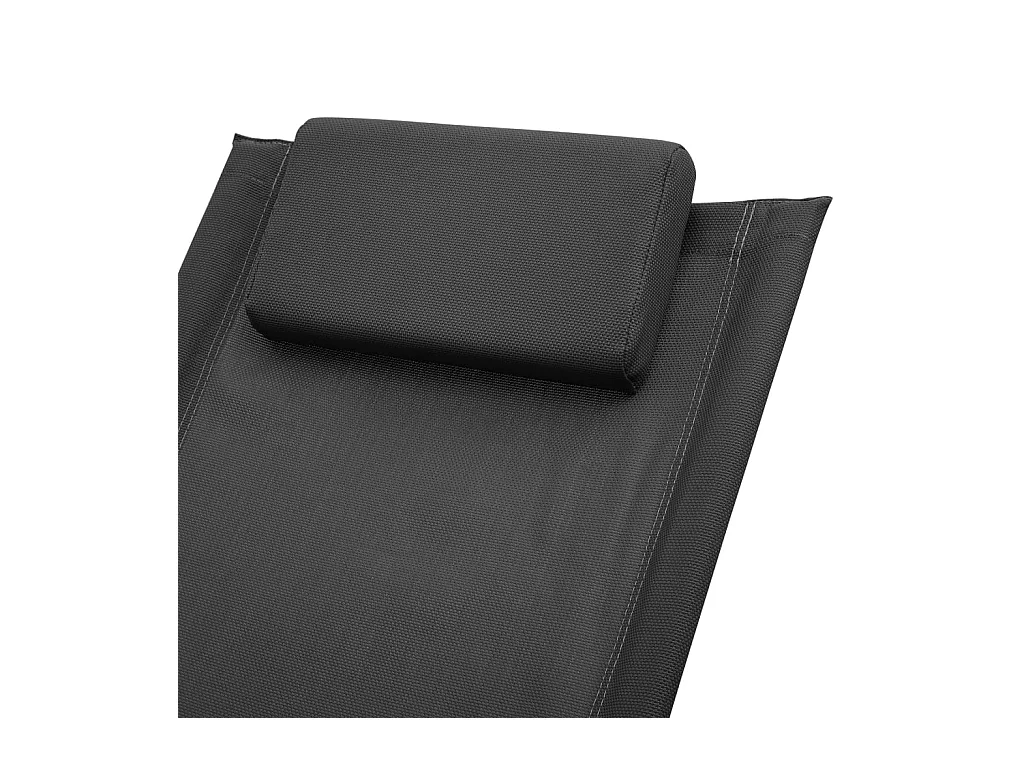 Poltrona per bambini in acciaio nero