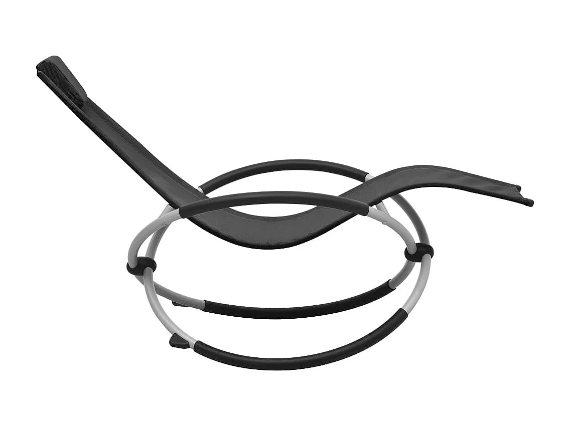 Poltrona per bambini in acciaio nero