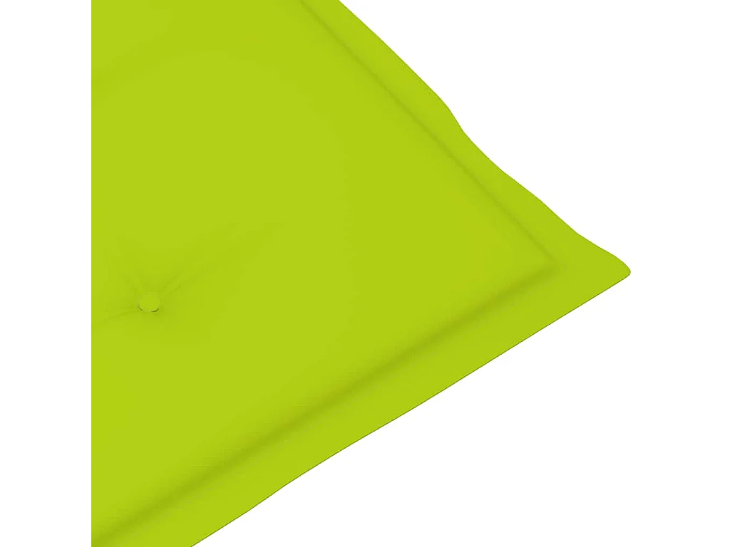 Buitenligstoel met voetenbank en kussen Massief acacia