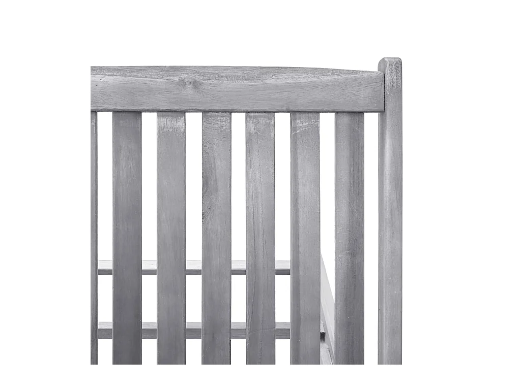 Chaise longue Bois d'acacia solide