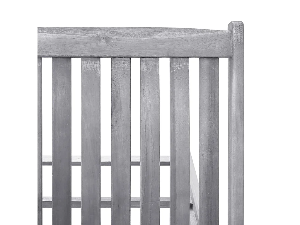 Chaise longue Bois d'acacia solide