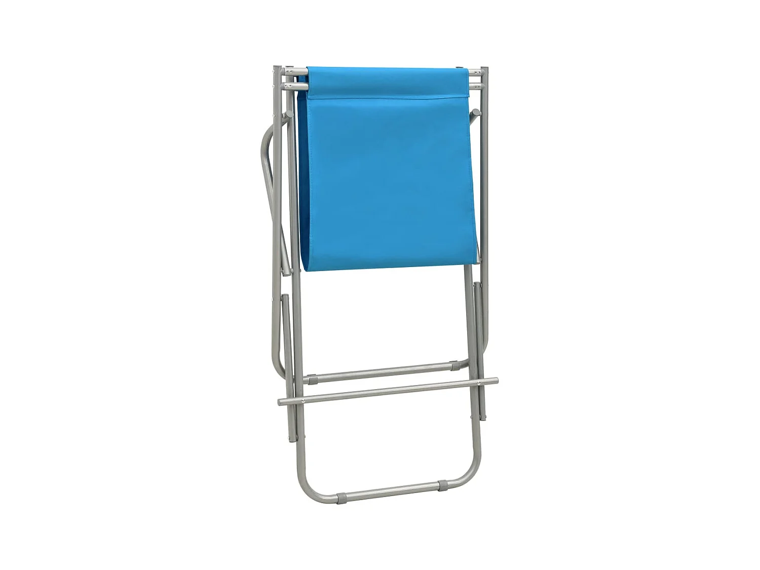 Chaises à bascule lot de 2 Acier Bleu