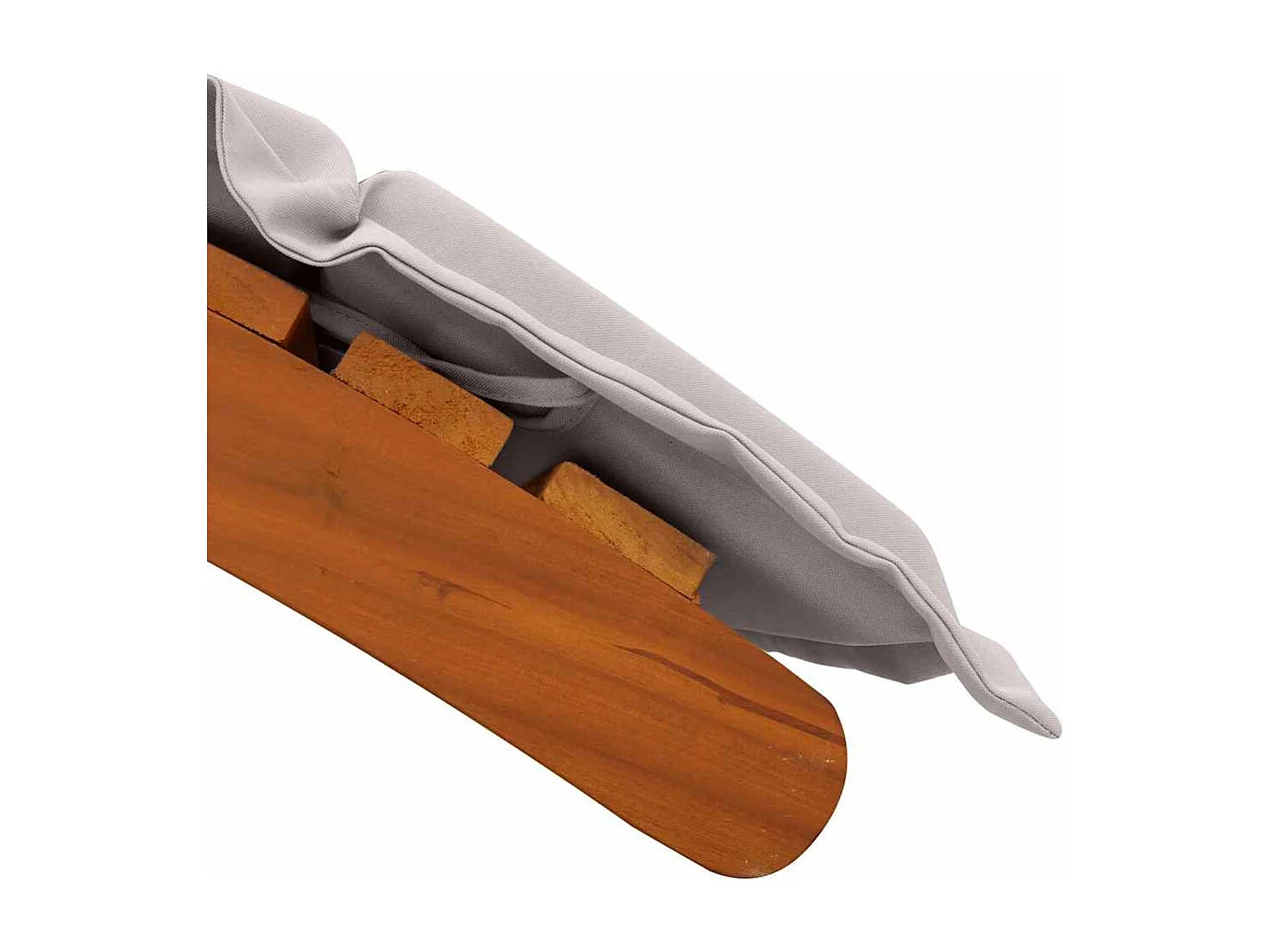 Chaise longue 2 pcs Taupe 184 x 55 x 64cm Bois d'acacia massif