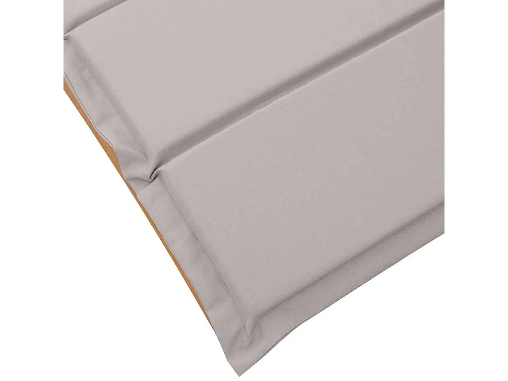 Chaise longue 2 pcs Taupe 184 x 55 x 64cm Bois d'acacia massif