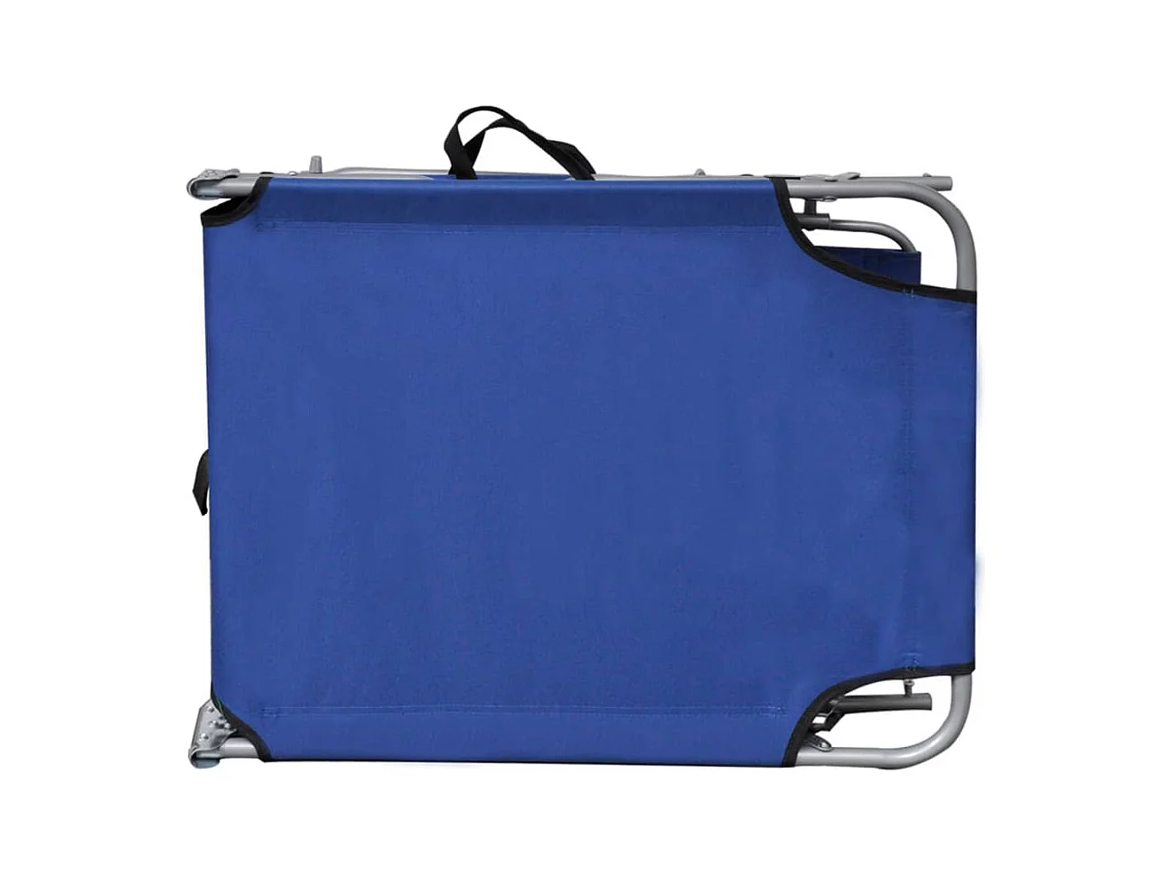 Sillón plegable con toldo Aluminio Azul