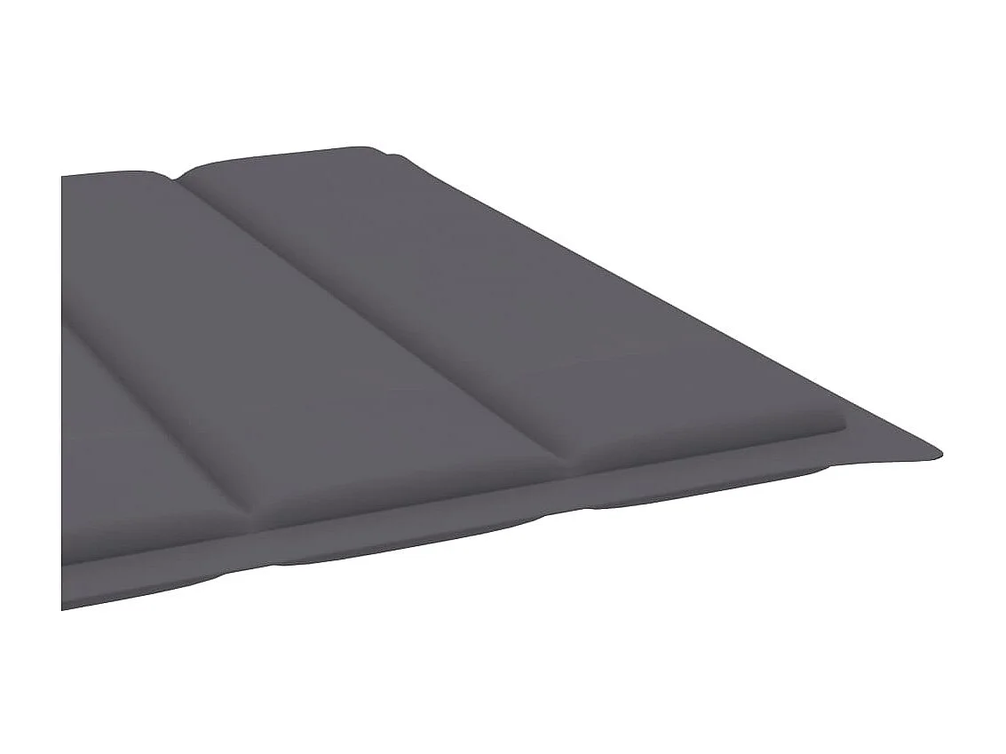 Bambus-Chaiselongue für 2 Personen mit Kissen