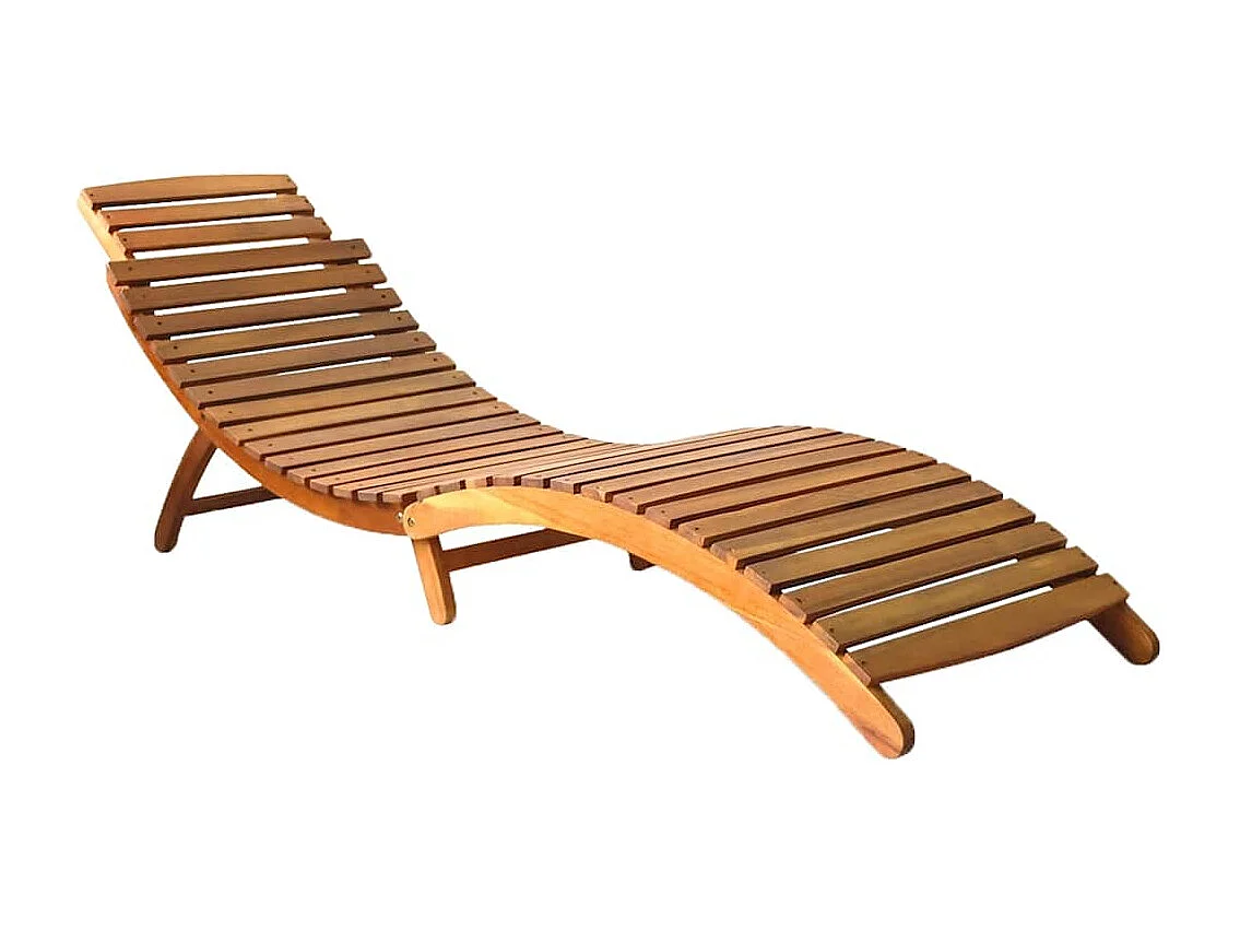 Conjunto de 2 sillones con cojines Madera maciza de acacia