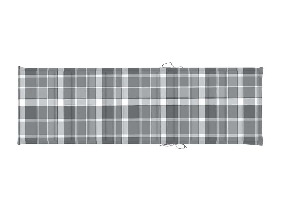 Poltrona da giardino con tavolo e cuscino in pino impregnato