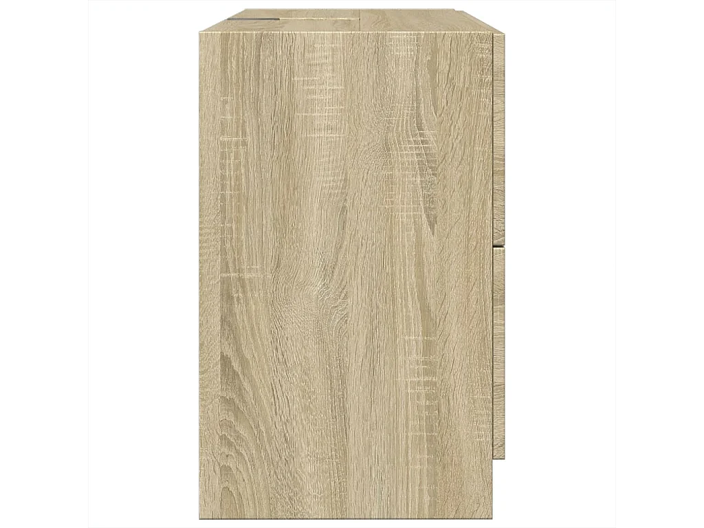 Mueble lavabo roble Sonoma 78x37x59 cm madera de ingeniería