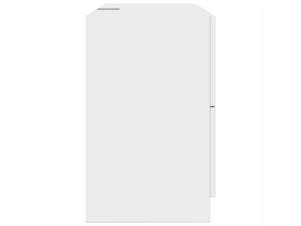 Mobile lavabo bianco 78x37x59 cm in legno ingegnerizzato