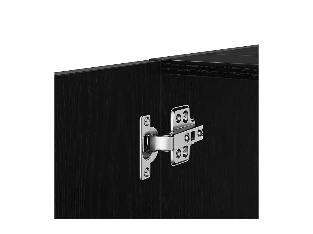 Mobile lavabo in rovere nero 63x30x54 cm Legno ingegnerizzato