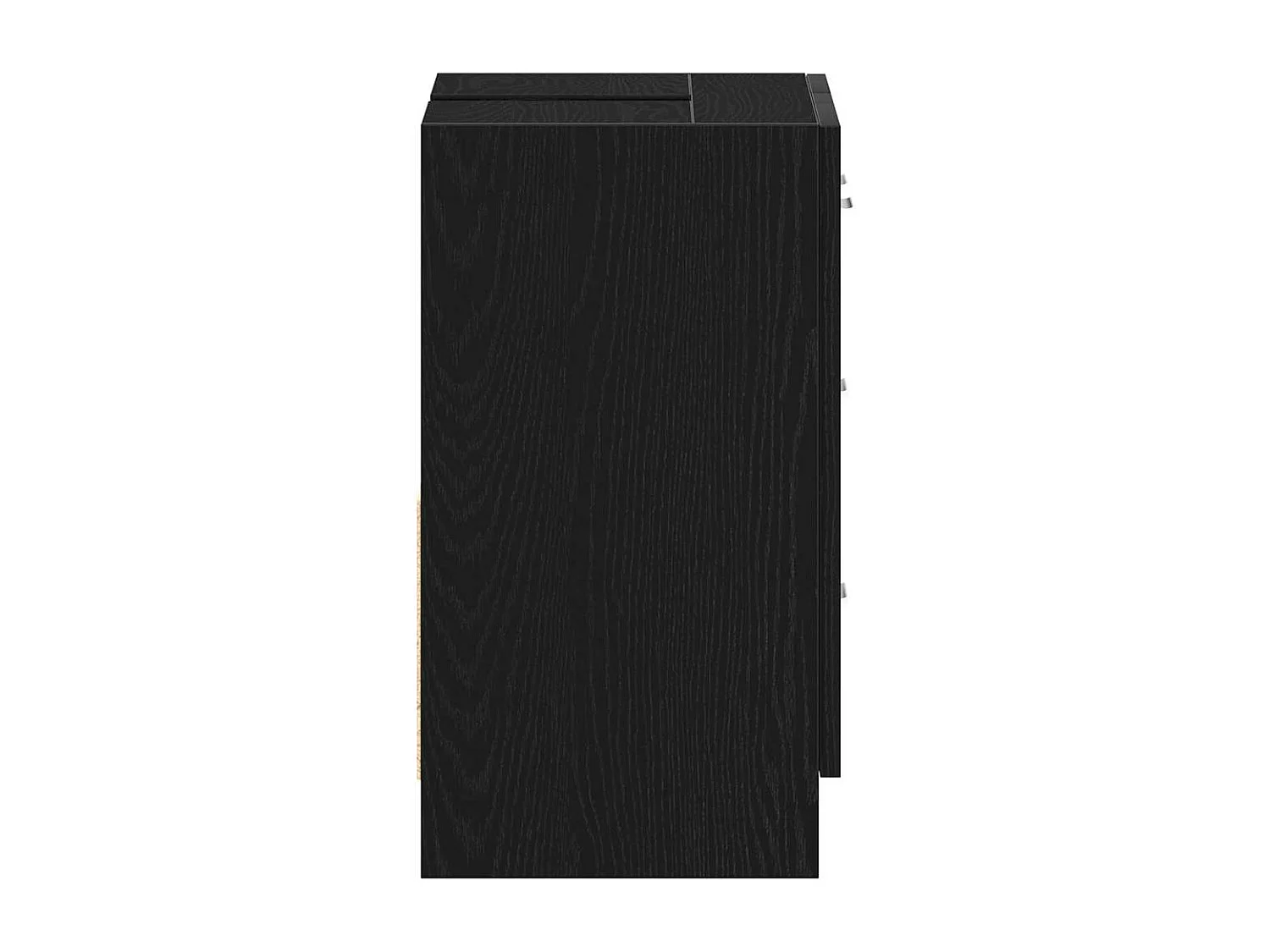 Armoire d'évier chêne noir 63x30x54 cm Bois d'ingénierie