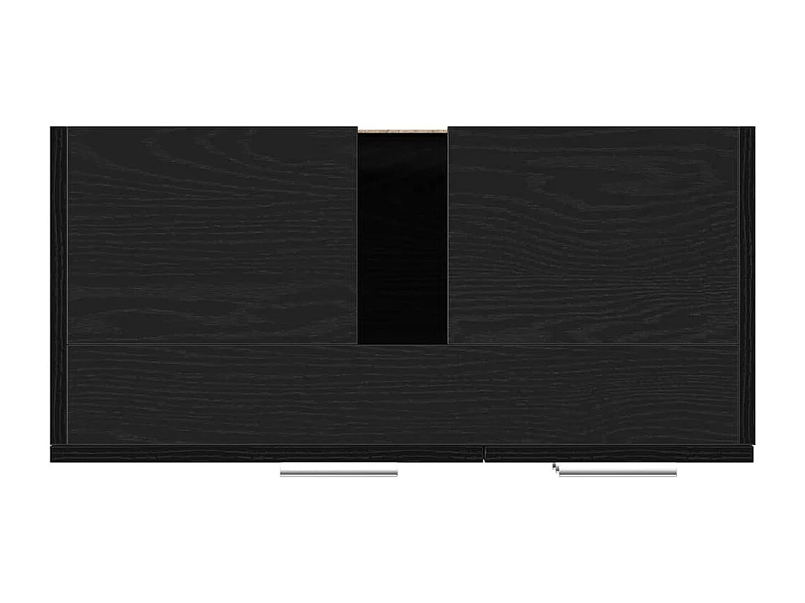 Armoire d'évier chêne noir 63x30x54 cm Bois d'ingénierie