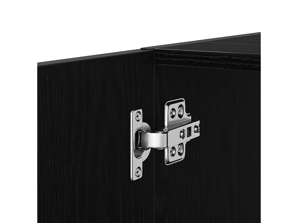 Armoire d'évier chêne noir 63x30x54 cm Bois d'ingénierie