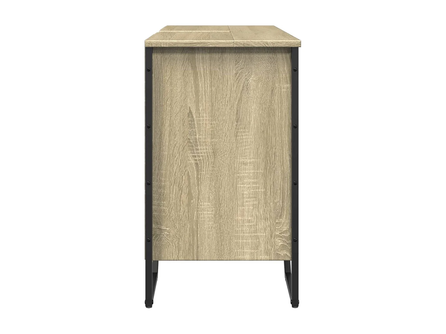 Mobile lavabo da bagno in rovere Sonoma 91x35x60 cm
