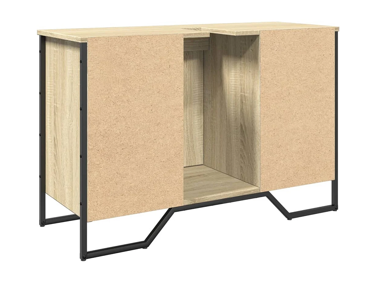 Mobile lavabo da bagno in rovere Sonoma 91x35x60 cm