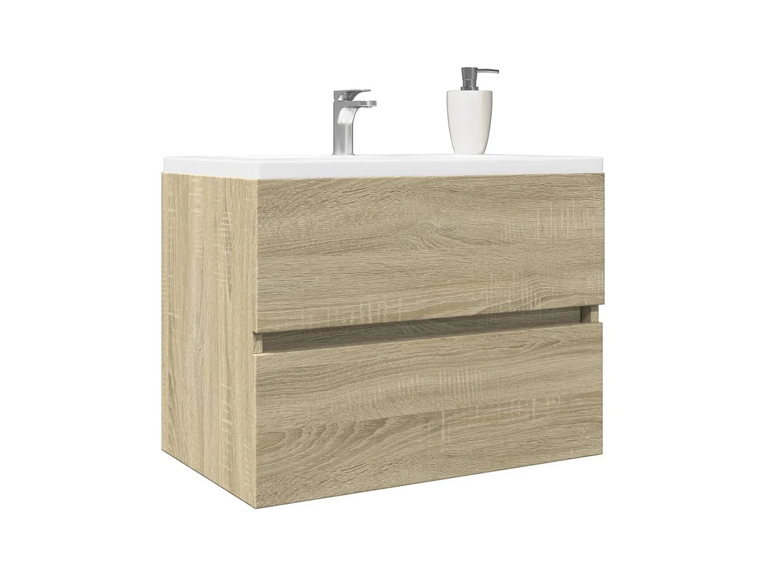 Mueble para fregadero de roble Sonoma 60x38,5x45 cm Aglomerado