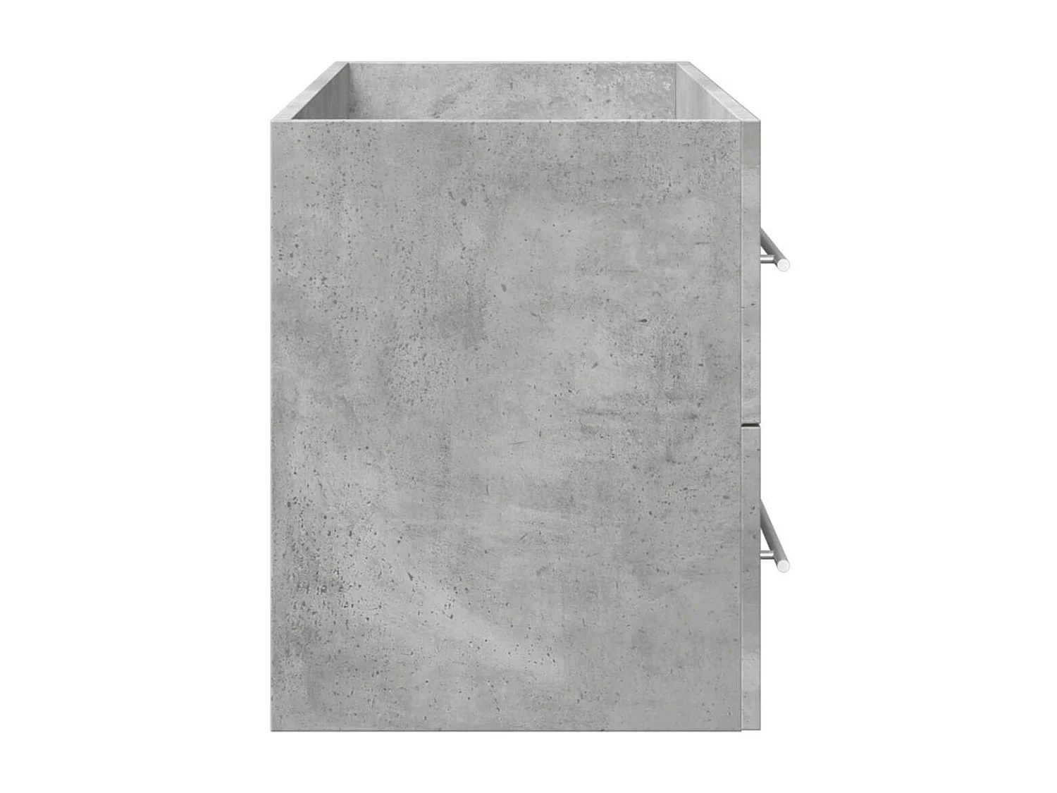 Armoire d'évier Gris béton 100x38,5x48 cm Aggloméré