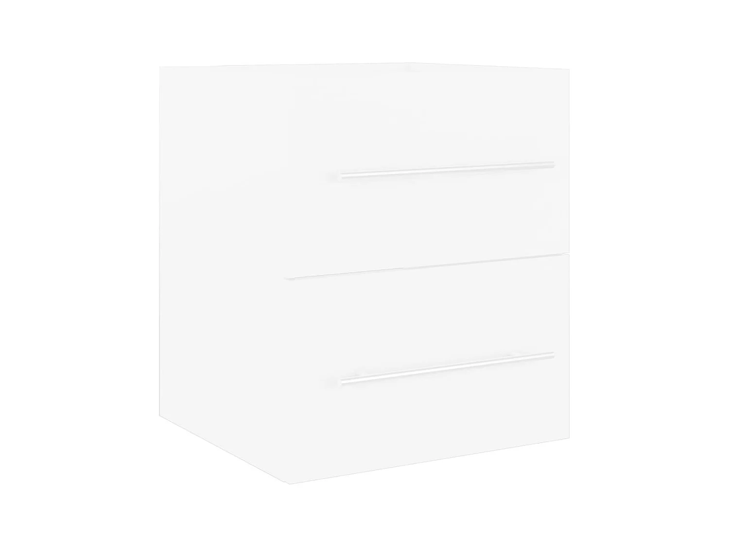 Mobile lavabo bianco 41x38,5x48 cm in legno ingegnerizzato