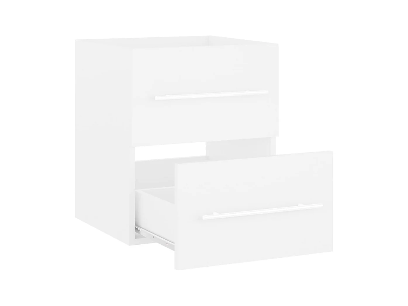 Mobile lavabo bianco 41x38,5x48 cm in legno ingegnerizzato