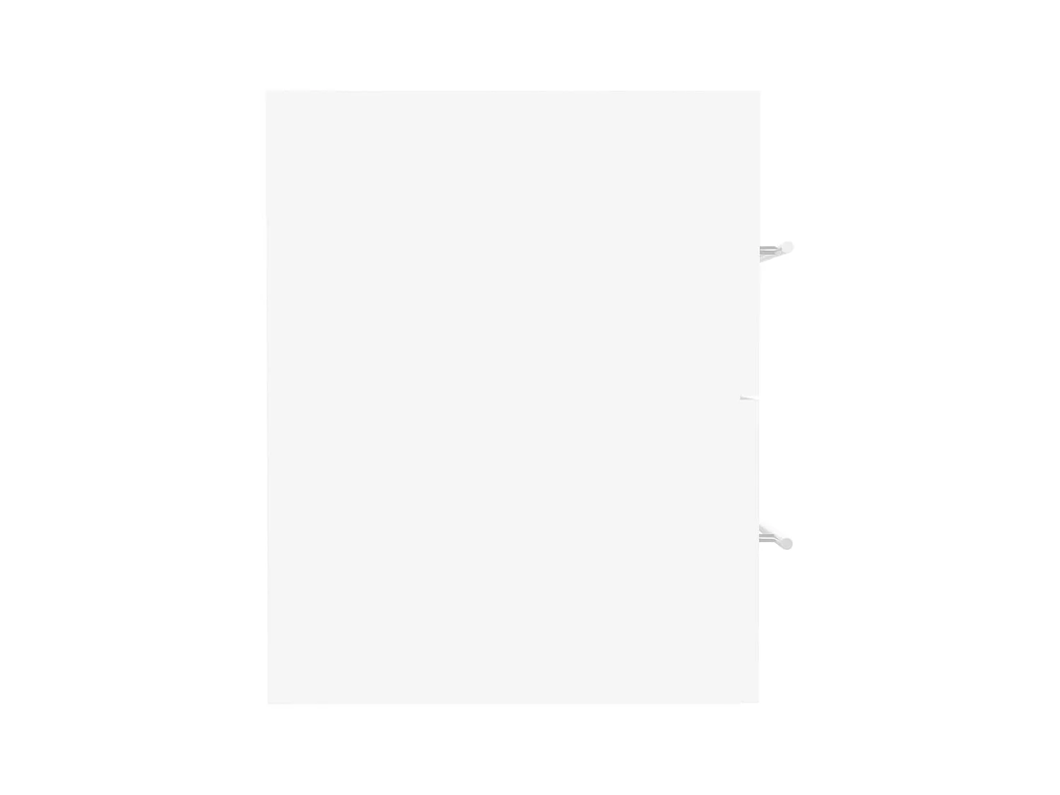 Mobile lavabo bianco 41x38,5x48 cm in legno ingegnerizzato