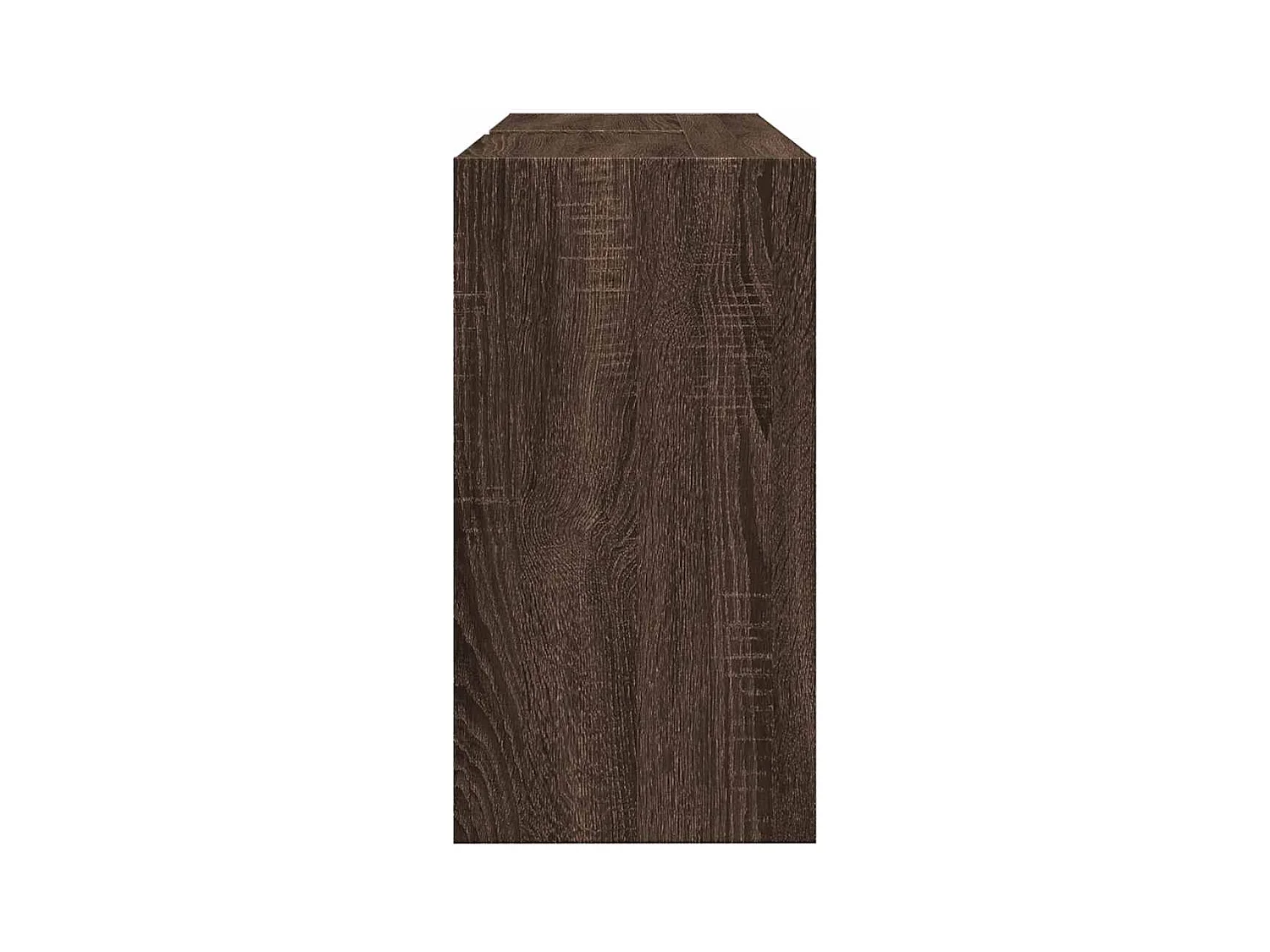 Mobile lavabo in rovere marrone 90x29x55 cm in legno ingegnerizzato