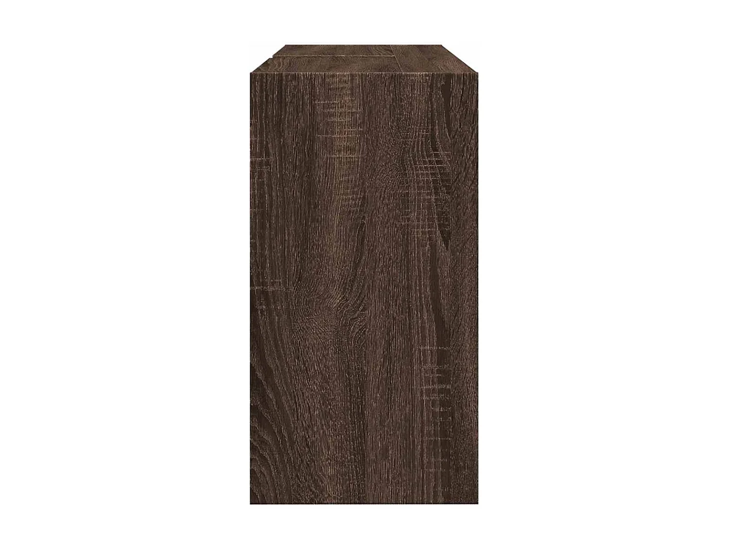 Mobile lavabo in rovere marrone 90x29x55 cm in legno ingegnerizzato