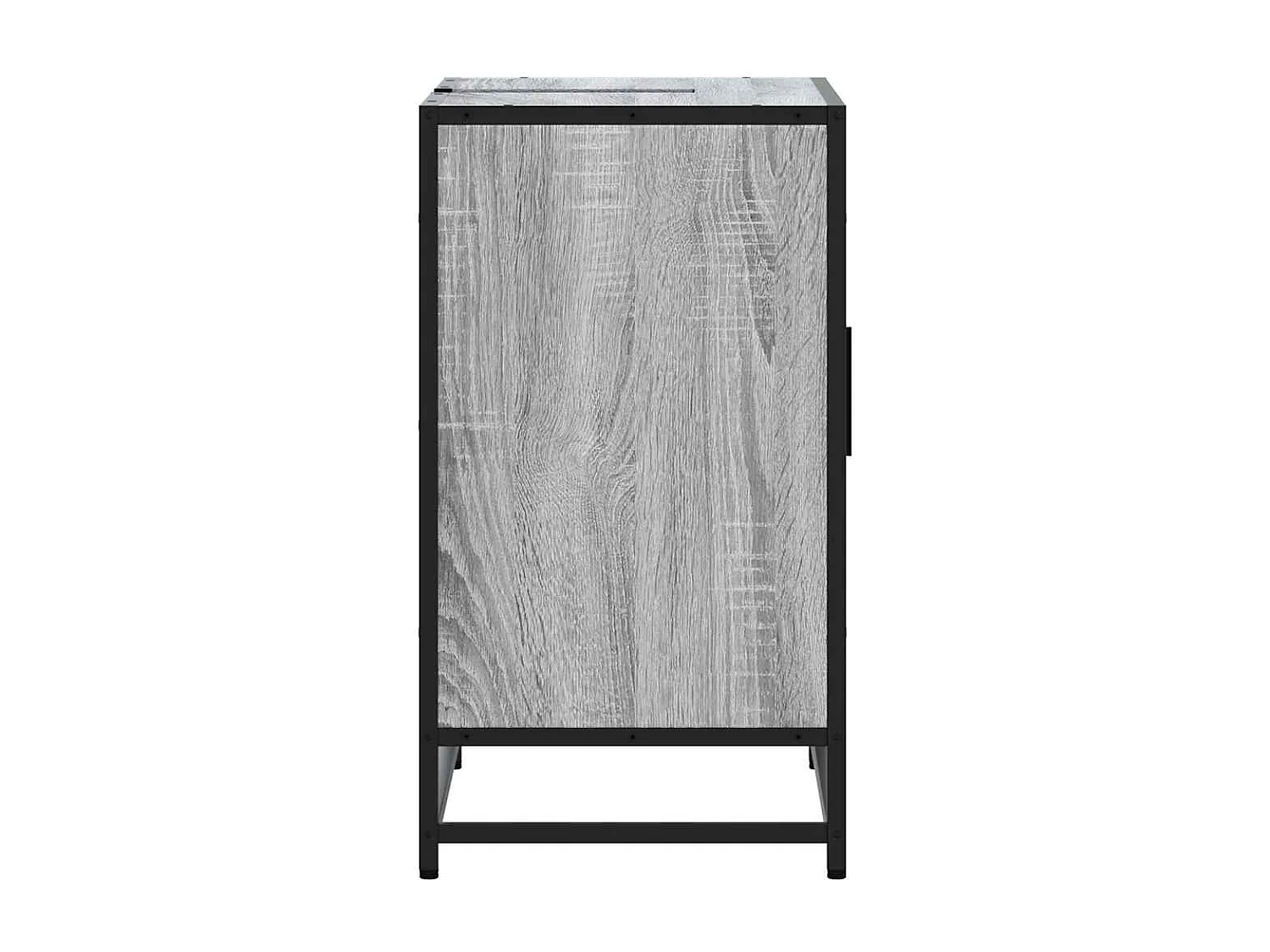 Armoire de lavabo de salle de bain sonoma gris 65x33x60 cm