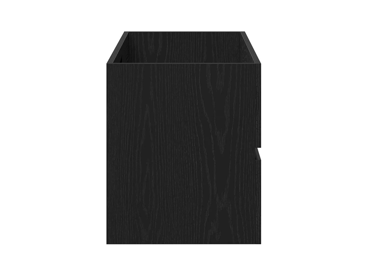 Mobile lavabo in rovere nero 100x38,5x45 cm in legno ingegnerizzato