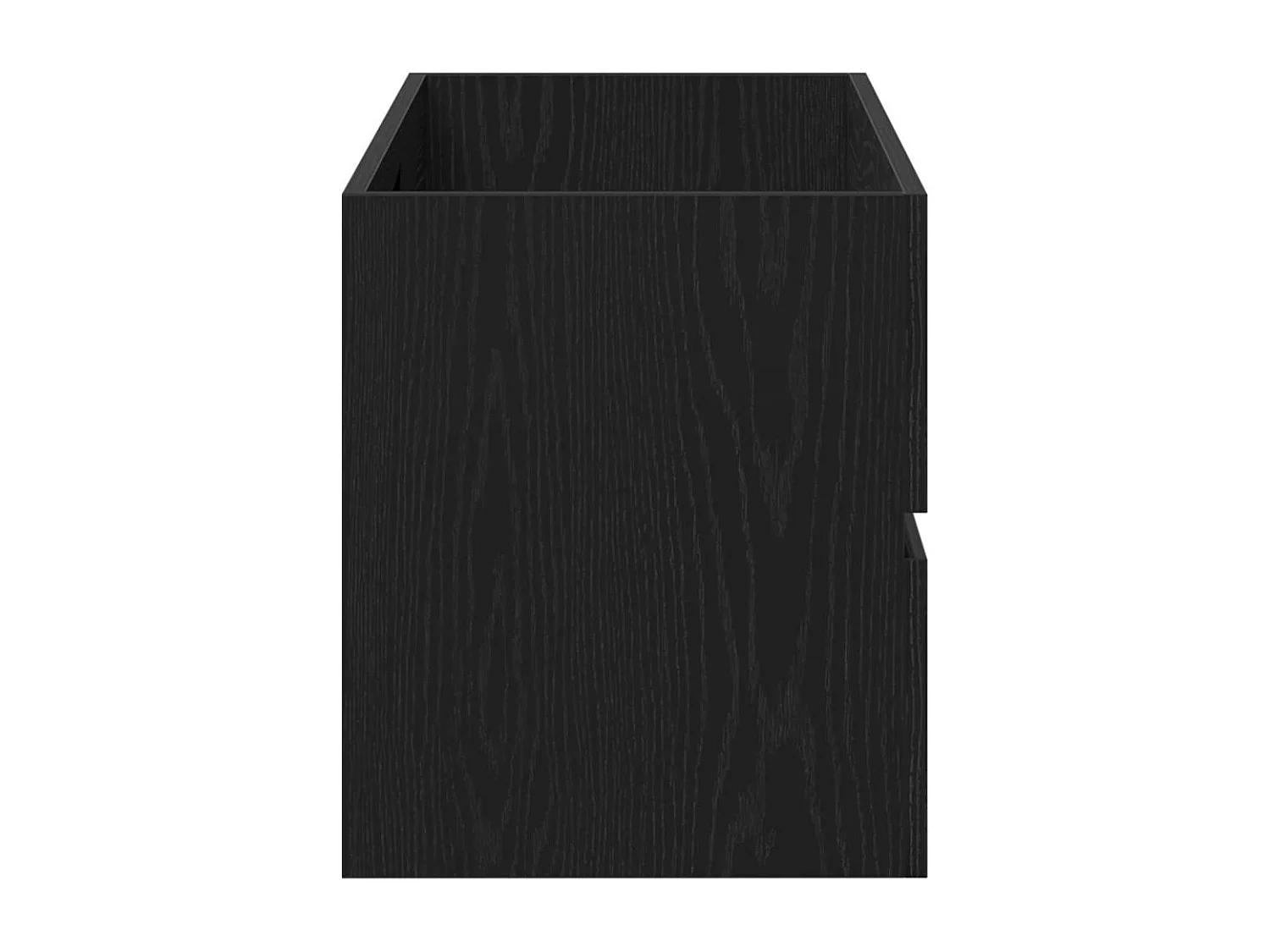 Armoire d'évier chêne noir 100x38,5x45 cm bois d'ingénierie